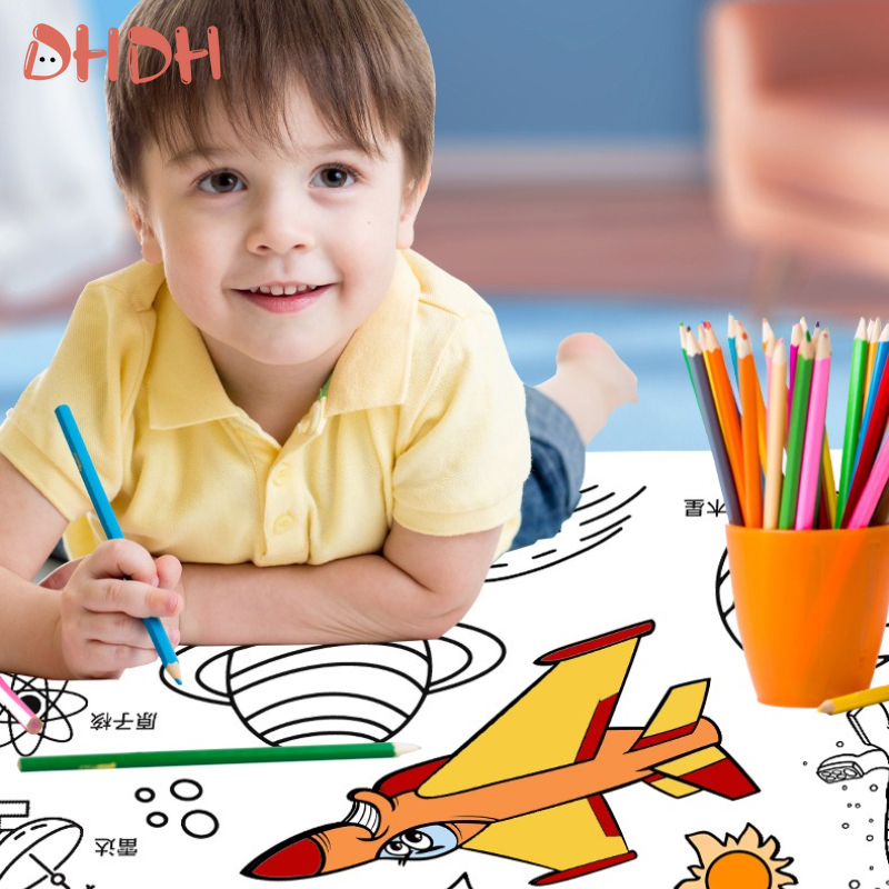 Kids Painting Scroll – Peel &  - Kids Education Wallpaper ulasan dan harga