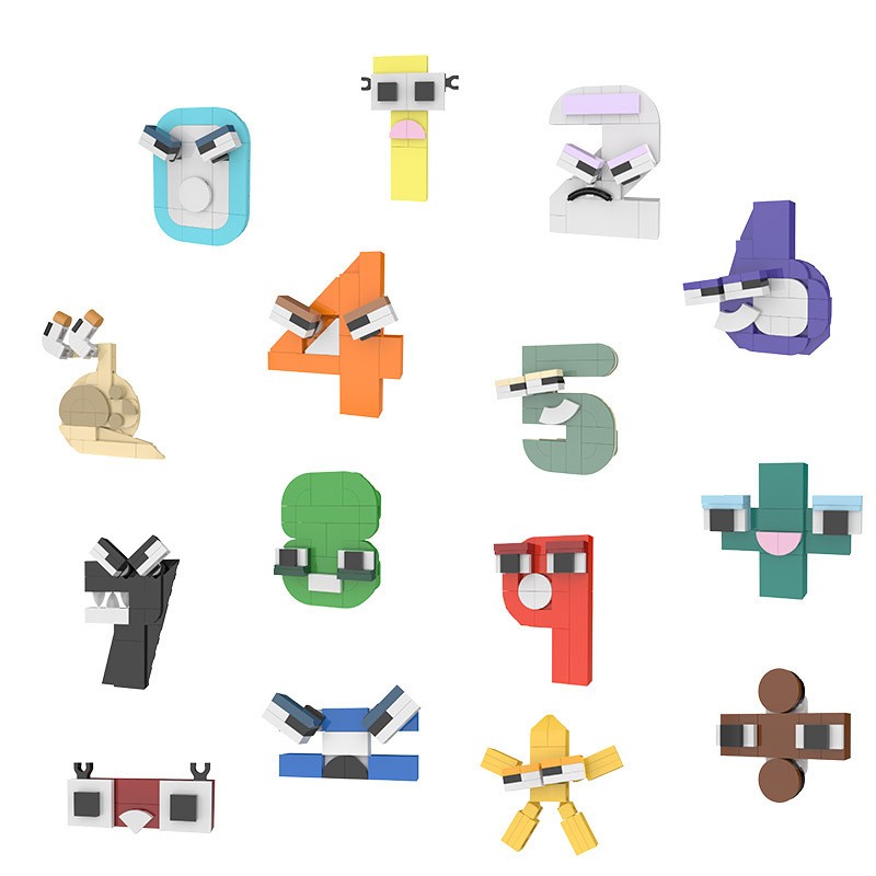 Creative MOC Number Lore Alpha - Kids Educational - Alphabet Numbers & More ulasan dan harga