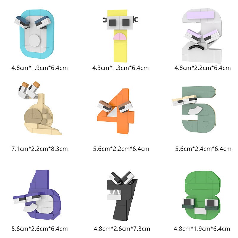Creative MOC Number Lore Alpha - Kids Educational - Alphabet Numbers & More ulasan dan harga